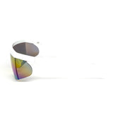 12 Pack: Lightning Sport Burnt Mirror Shield Wholesale Sunglasses