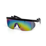 12 Pack: Lightning Sport Burnt Mirror Shield Wholesale Sunglasses