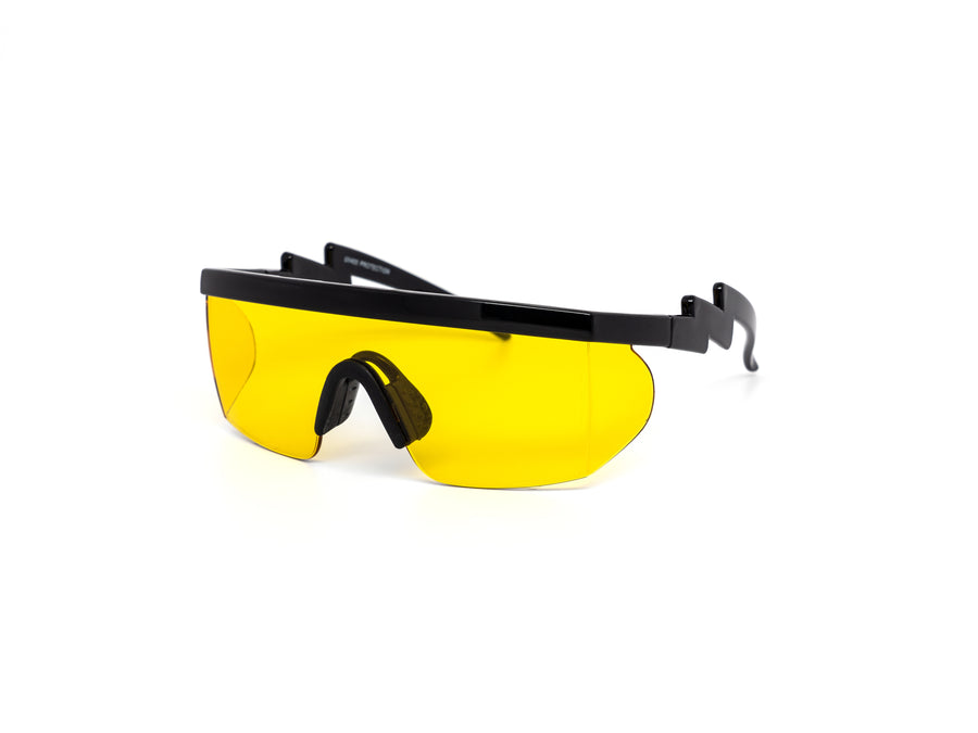 12 Pack: Lightning Sport Color Shield Wholesale Sunglasses