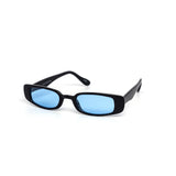 12 Pack: Trendy Slim Rectangle Color Wholesale Sunglasses