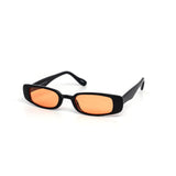 12 Pack: Trendy Slim Rectangle Color Wholesale Sunglasses