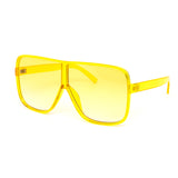 12 Pack: Oversized Crystal Pastel Square Aviator Wholesale Sunglasses