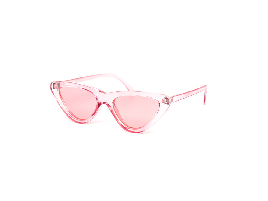 12 Pack: Chic Fun Petite Flat Cateye Color Wholesale Sunglasses
