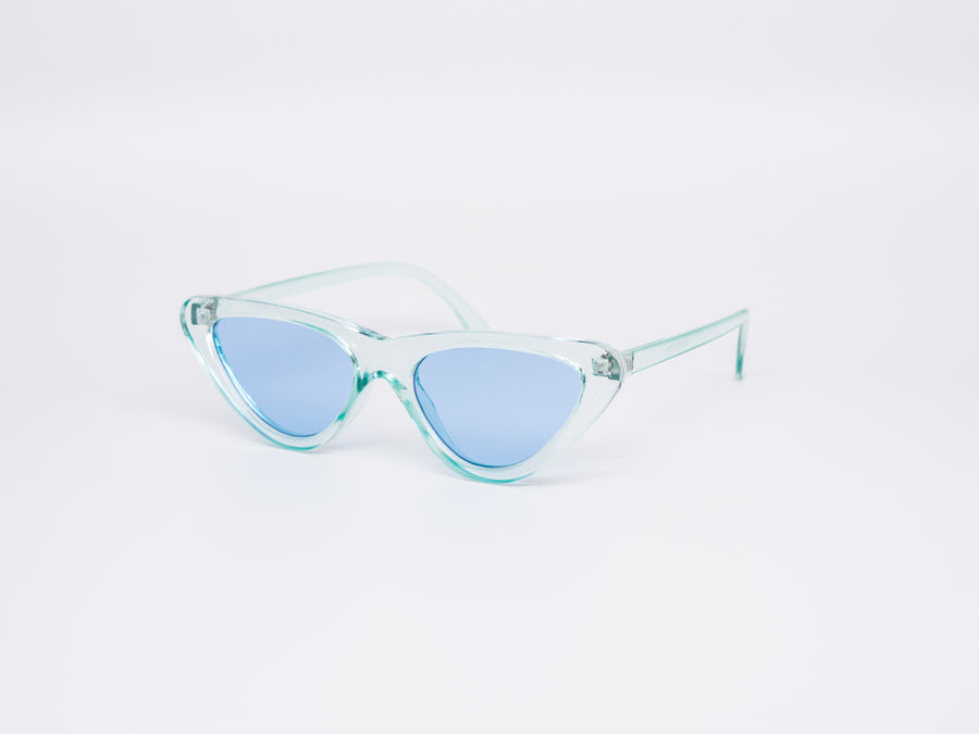12 Pack: Chic Fun Petite Flat Cateye Color Wholesale Sunglasses
