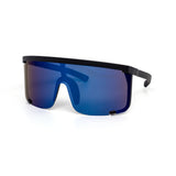 12 Pack: Semi Rimless Sports Shield Mirror Wholesale Sunglasses