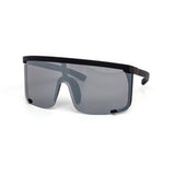 12 Pack: Semi Rimless Sports Shield Mirror Wholesale Sunglasses