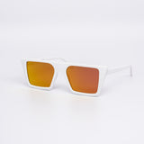 12 Pack: Super Slim Flat-top Square Mirror Wholesale Sunglasses