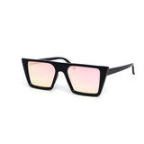12 Pack: Super Slim Flat-top Square Mirror Wholesale Sunglasses