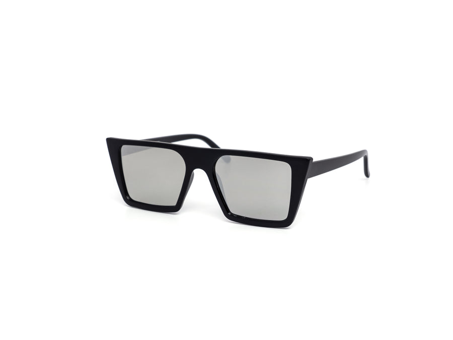 12 Pack: Super Slim Flat-top Square Mirror Wholesale Sunglasses