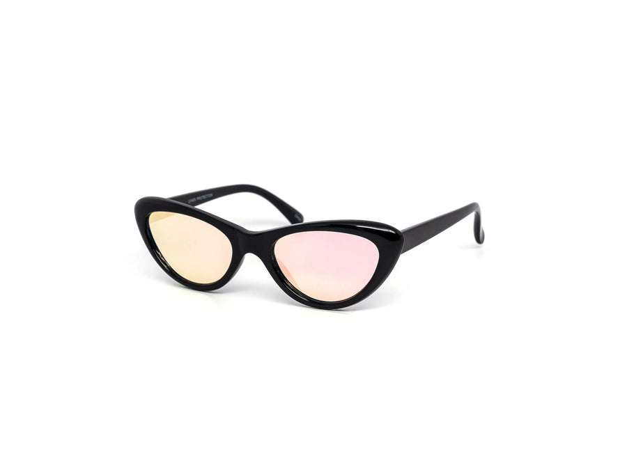 12 Pack: Classy Round Petite Mirror Wholesale Sunglasses