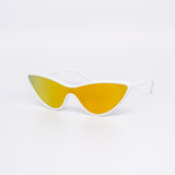 12 Pack: Chic Edgeless Flat Cateye Mirror Wholesale Sunglasses
