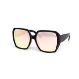 12 Pack: Oversized Sleek Chunky Hexa Mirror Wholesale Sunglasses