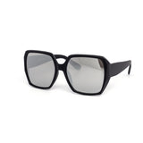 12 Pack: Oversized Sleek Chunky Hexa Mirror Wholesale Sunglasses