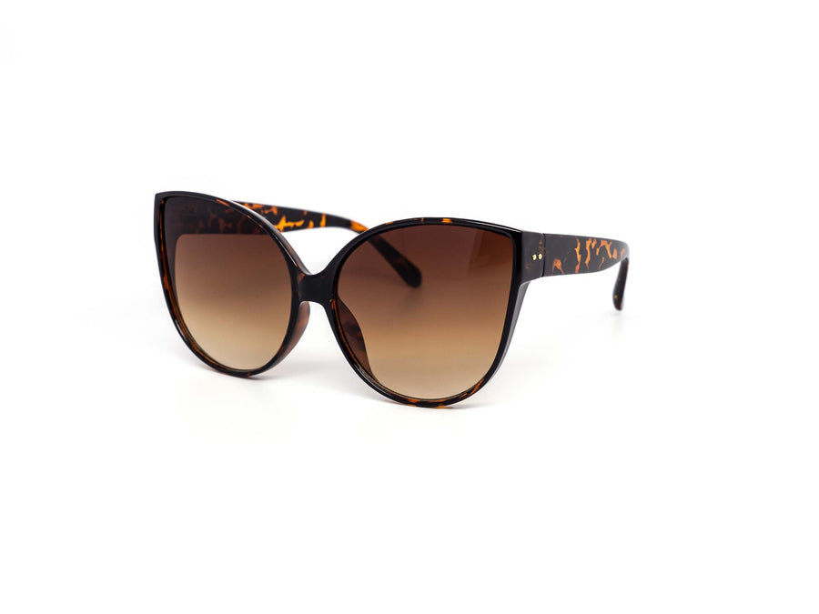 12 Pack: Oversized Super Cateye Gradient Wholesale Sunglasses