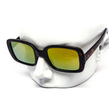 12 Pack: Plain Jane Square Color Mirror Wholesale Sunglasses