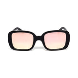 12 Pack: Plain Jane Square Color Mirror Wholesale Sunglasses