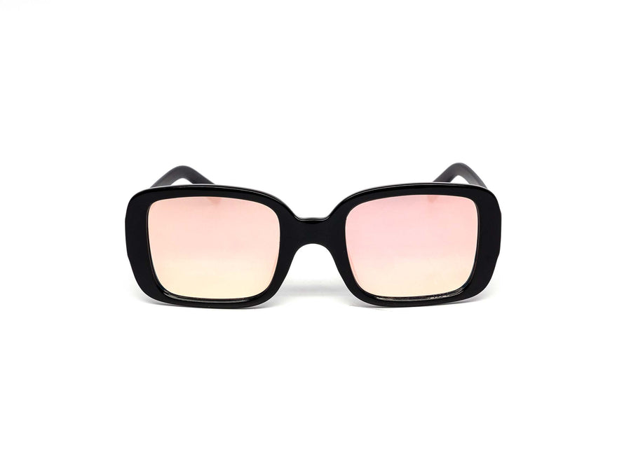 12 Pack: Plain Jane Square Color Mirror Wholesale Sunglasses