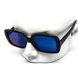 12 Pack: Plain Jane Square Color Mirror Wholesale Sunglasses
