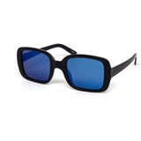 12 Pack: Plain Jane Square Color Mirror Wholesale Sunglasses