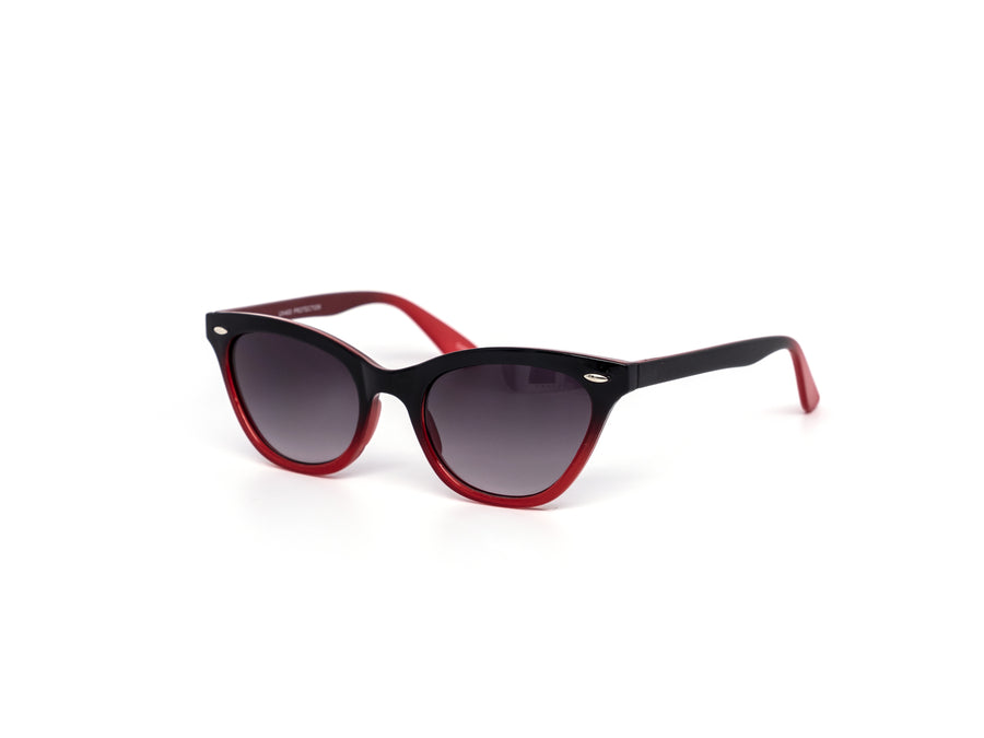 12 Pack: Sleek Modern Cateye Gradient Wholesale Sunglasses