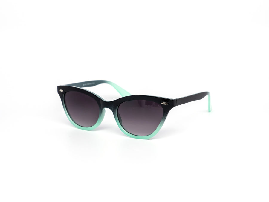 12 Pack: Sleek Modern Cateye Gradient Wholesale Sunglasses