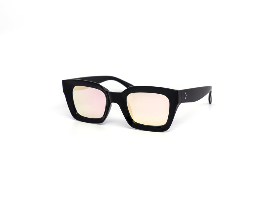 12 Pack: Trendy Chunky Concave Mirror Wholesale Sunglasses