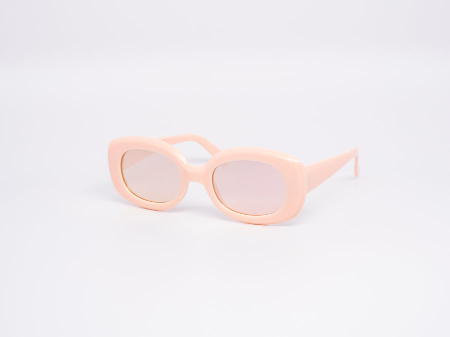 12 Pack: High Fashion Trendy Chunky Oval Mirror Wholesale Sunglasses