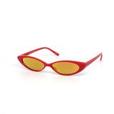 12 Pack: Super Slim Oval Cateye Mirror Wholesale Sunglasses