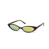 12 Pack: Super Slim Oval Cateye Mirror Wholesale Sunglasses