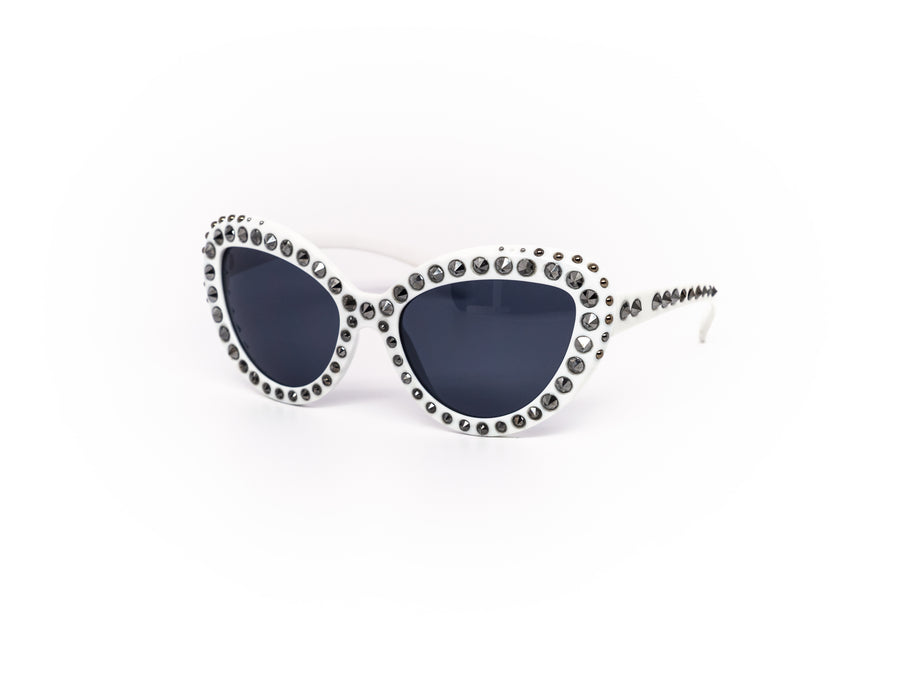 12 Pack: Spike Studded Classy Cateye Assorted Wholesale Sunglasses