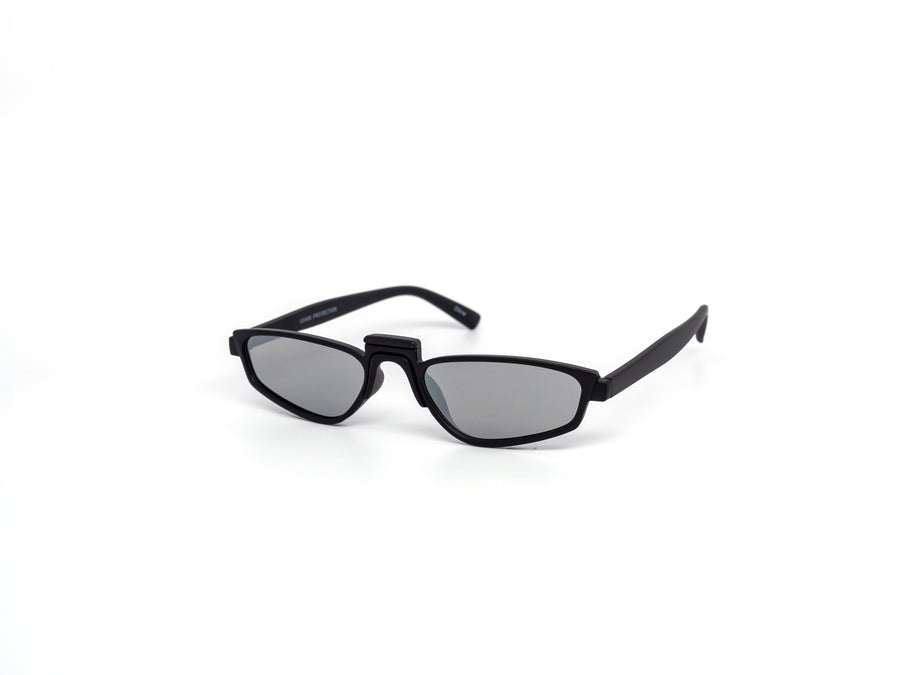 12 Pack: Unique Slim Pop Nose Bridge Mirror Wholesale Sunglasses