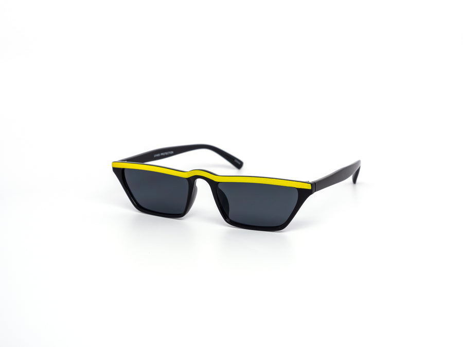12 Pack: Unique Slim Flat-top Eyebrow Wholesale Sunglasses