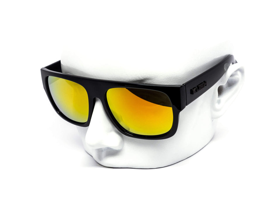 12 Pack: Super Stealth Blackout Mirror Wholesale Sunglasses
