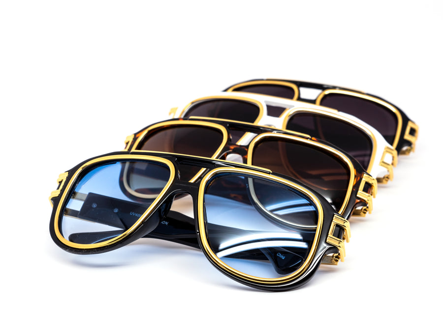12 Pack: Retro Big Boss Elvis Wholesale Sunglasses