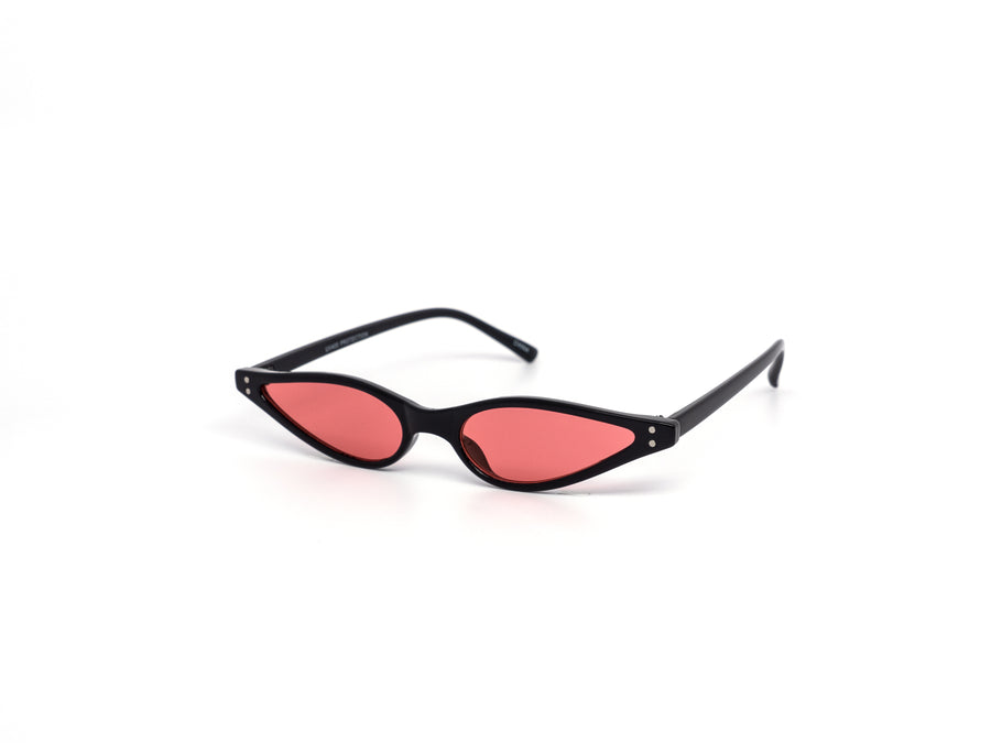 12 Pack: High Fashion Skinny Color Dot Drips Wholesale Sunglasses