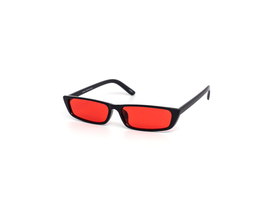 12 Pack: High Fashion Slim Acetate Color Wholesale Sunglasses