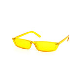 12 Pack: High Fashion Slim Crystal Color Wholesale Sunglasses