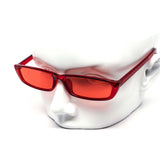 12 Pack: High Fashion Slim Crystal Color Wholesale Sunglasses