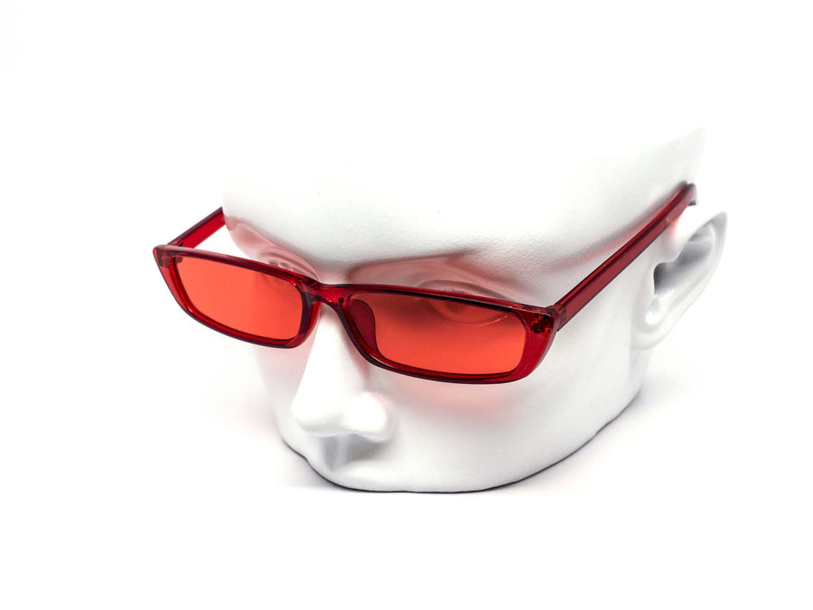12 Pack: High Fashion Slim Crystal Color Wholesale Sunglasses