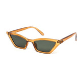 12 Pack: Trendy Sharp Skinny Super Cateye Wholesale Sunglasses