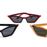 12 Pack: Trendy Sharp Skinny Super Cateye Wholesale Sunglasses