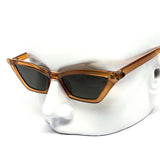 12 Pack: Trendy Sharp Skinny Super Cateye Wholesale Sunglasses