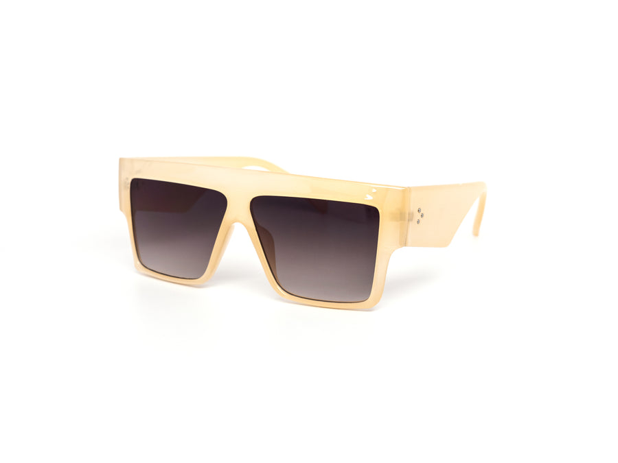 12 Pack: Oversized Luxurious Flat-top Chunky Gradient Wholesale Sunglasses