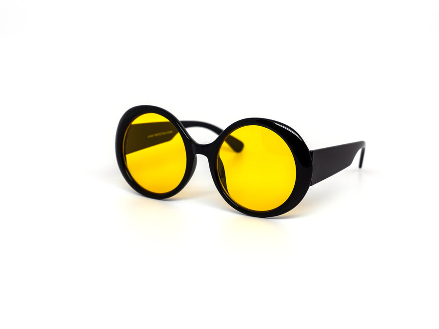 12 Pack: Lux Bux Oversized Circle Color Wholesale Sunglasses