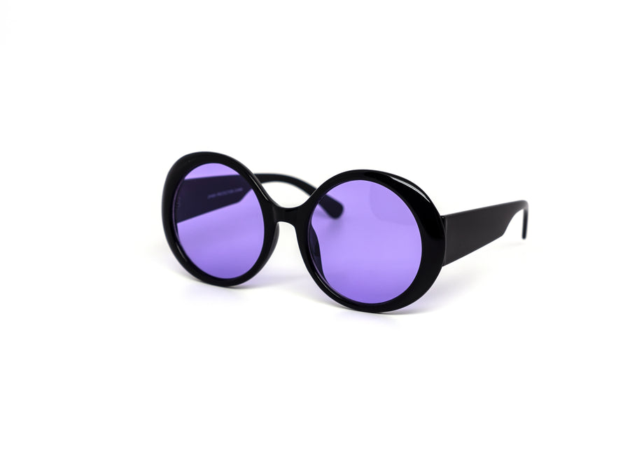 12 Pack: Lux Bux Oversized Circle Color Wholesale Sunglasses