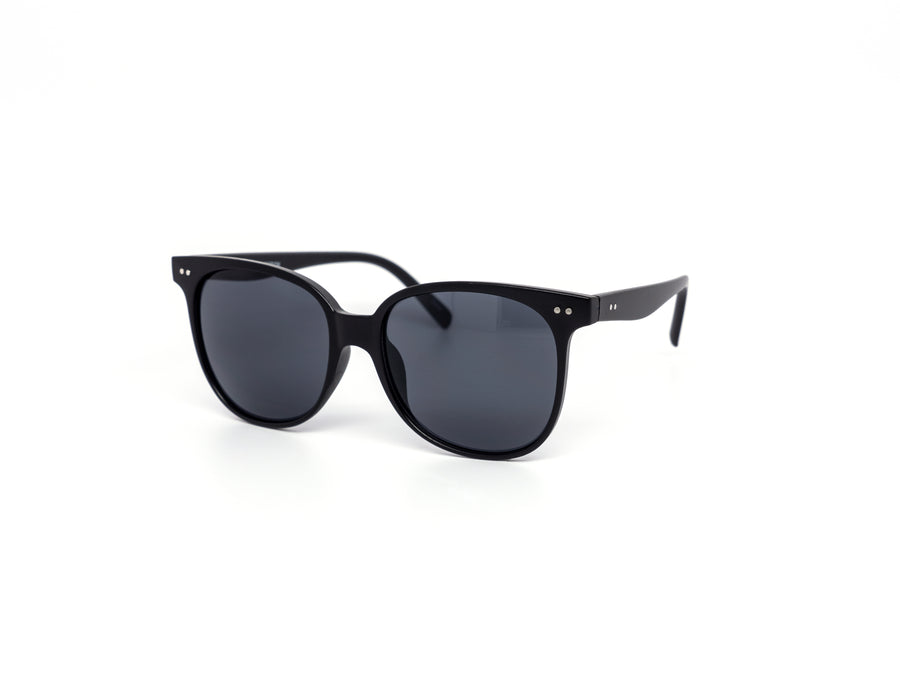 12 Pack: Simple Oversized Round Horn Wholesale Sunglasses