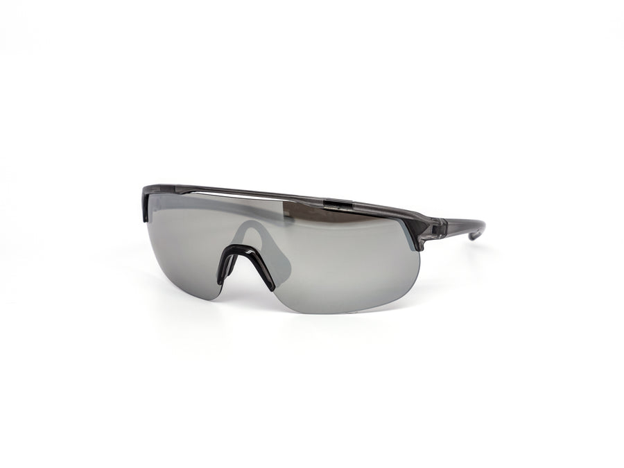12 Pack: Rimless Sleek Sports Burnt Mirror Wholesale Sunglasses
