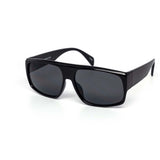 12 Pack: Black-on-black No Label Locs Style Wholesale Sunglasses