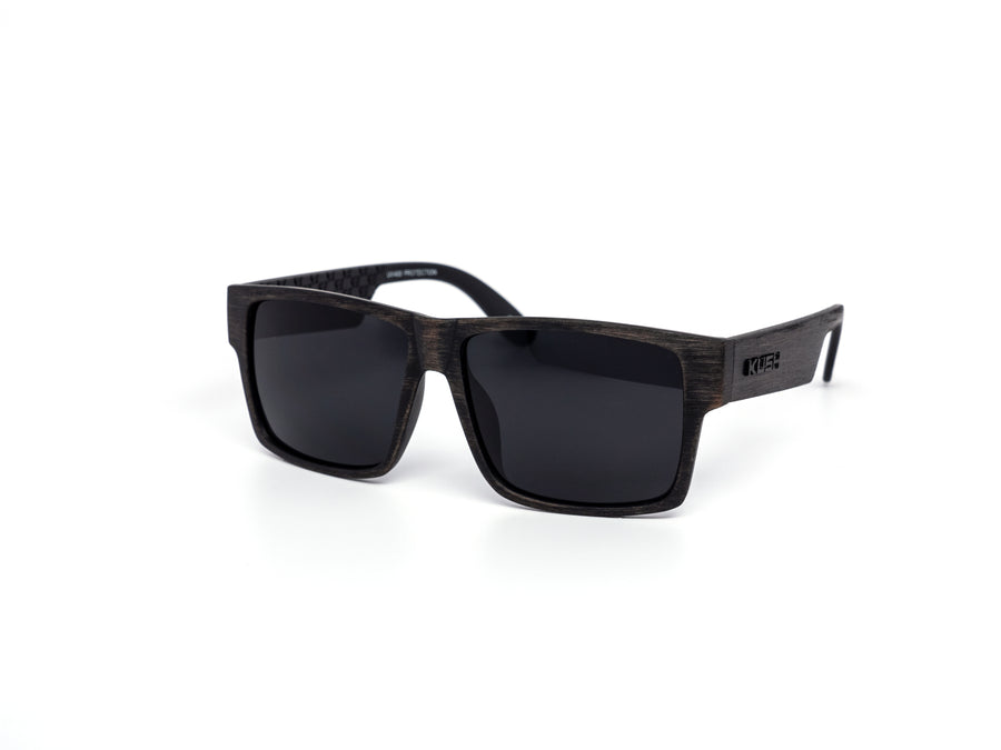 12 Pack: Kush Modern Retro Chunky Wood Wholesale Sunglasses