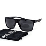 12 Pack: Kush Metallic Logo Rebel with Pouch Wholesale Sunglasses